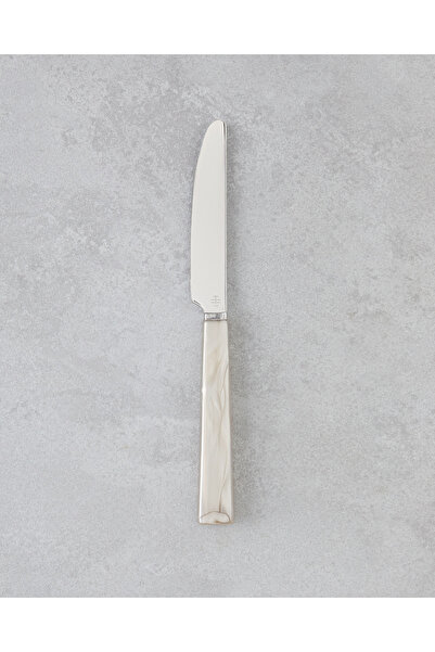 English Home Diego 18/10 Stainless Steel Fork Spoon Knife Set. 18 Pieces for 6 People Beige