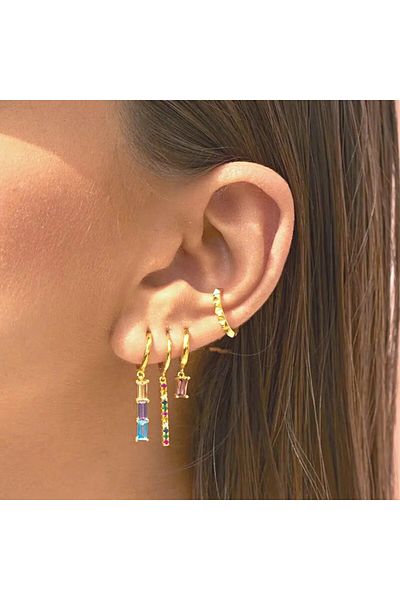 delis Cercei Argint 925, Jw922, Model Elegant, Placati Cu Rodiu