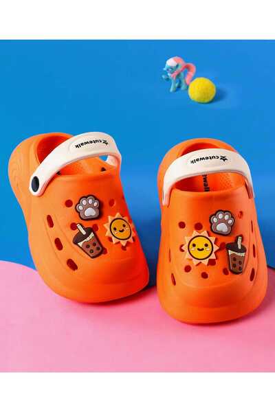 Cute Walk by Babyhug حذاء مشي لطيف من Babyhug Clogs مع تعليقة قهوة وشمس ومخلب...