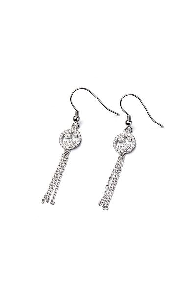 delis Cercei Lungi Argint 925, Jw709, Model Elegant, Placati Cu Rodiu