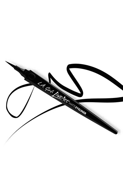 LA Girl كحل عيون غير لامع من إل إيه جيرل لاين آرت، أسود مكثف