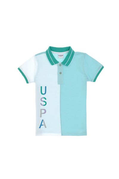 U.S. Polo Assn. Μπλουζάκι με γιακά Aqua Polo για αγόρια 50299836-VR007
