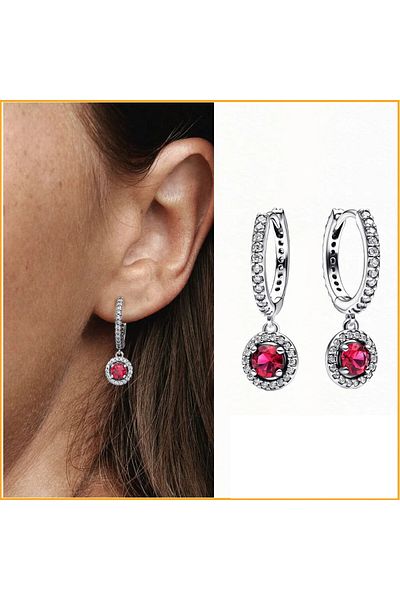 delis Cercei Argint 925, Jw957, Model Elegant, Placati Cu Rodiu