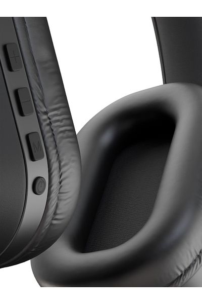 Jeebel سماعة ألعاب لاسلكية SPX مع اتصال مزدوج، دونجل USB، بطارية تدوم حتى 30 ساعة | أسود