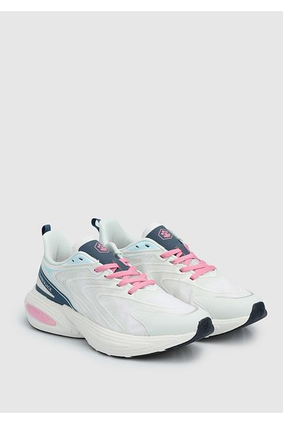 lumberjack Melan White Leather Women's Sneaker