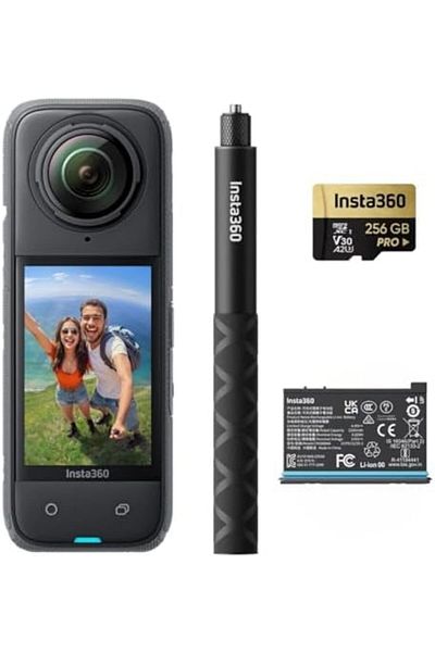 Insta360 X4 Adventure Bundle - 8K Waterproof 360 Action Camera