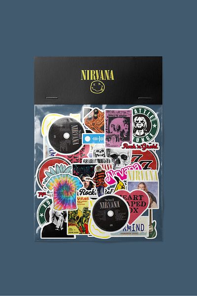 dadi ramba Nirvana Sticker Pack - Bullet Journal - Agenda - Planner - Notebook - Laptop Sticker Decal