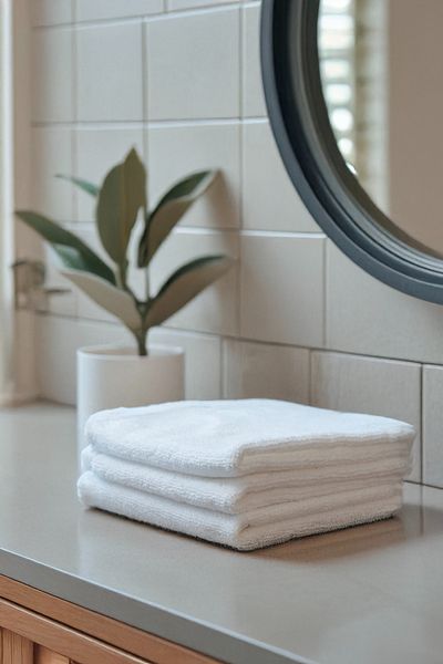 Gentelle Hotel Quality Face Towel 31x31 Cm 625gsm - 100% Cotton - 4pcs
