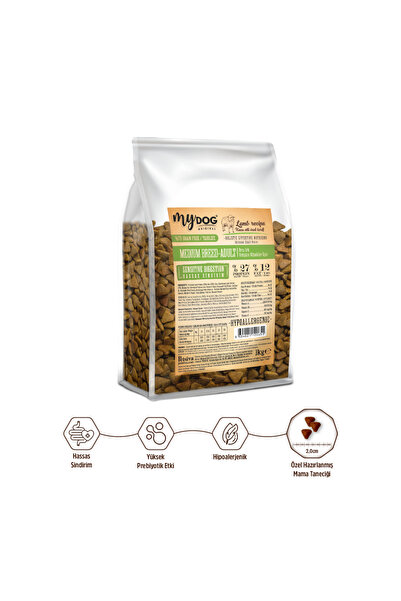 mydog Original Az Tahıllı Kuzu Etli Orta Irklar İçin Köpek Maması 1kg