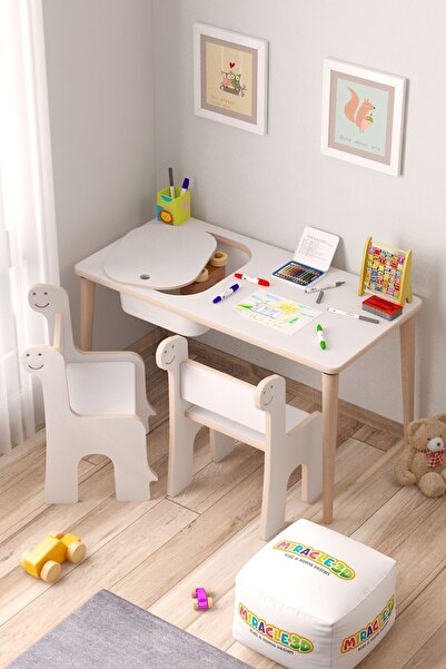 MİRACLE 3D Çocuk Oyun Etkinlik Çalışma Masası Aktivite Masası