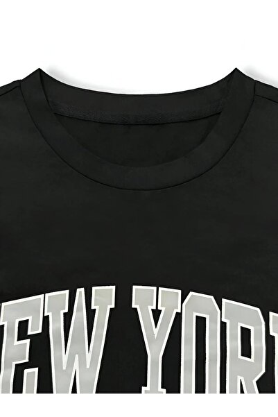 Karatopak New York Usa Printed Oversize Unisex T-Shirt Shorts Set