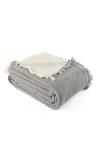 Rikka Home 100% Cotton Double Muslin Summer Blanket 210X225 Soft, Lightweight, Breathable, Double Sided
