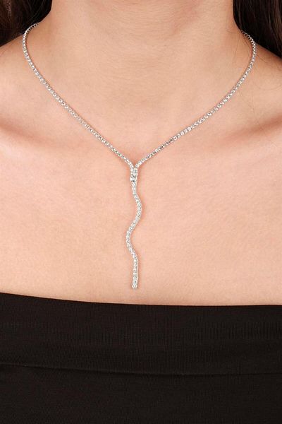 Hayalperest boncuk Set de rochii de seară cu strasuri de cristal Venus elegant - colier și cercei și coroană de mireasă cu frunze subțiri