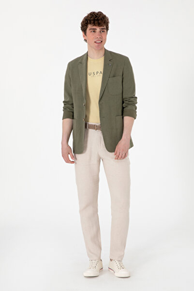 U.S. Polo Assn. Erkek Koyu Bej Kanvas Pantolon 50300193-VR088