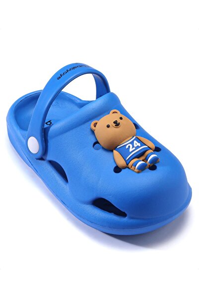 Babyoye Babyoye Clogs with Back Strap Closure - Blue