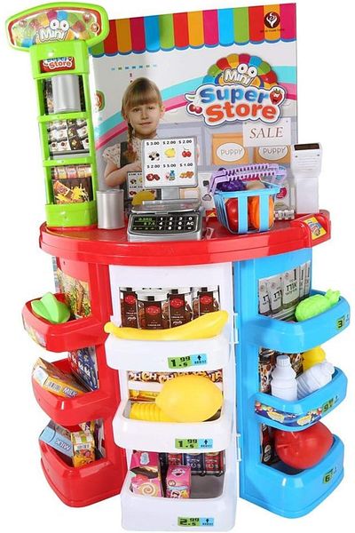 Generic 38 Pieces Pretend Play Super Fun Kids Grocery Supermarket Shopping Play Set