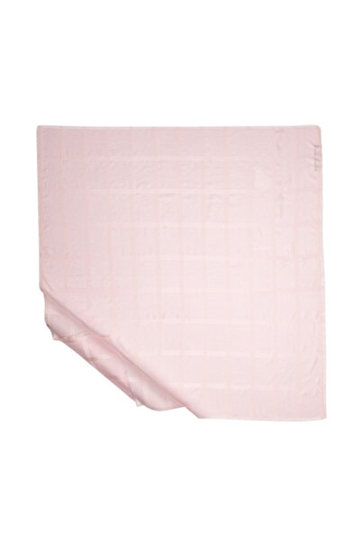 ipekevi Рожевий атласний шовковий шарф