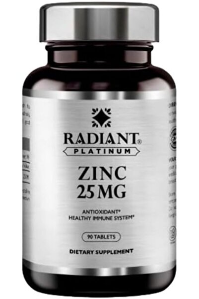 RADIANT PLATINUM زنك ٢٥ ملغ | لصحة المناعة | دعم مضادات الأكسدة | يحافظ على ص...