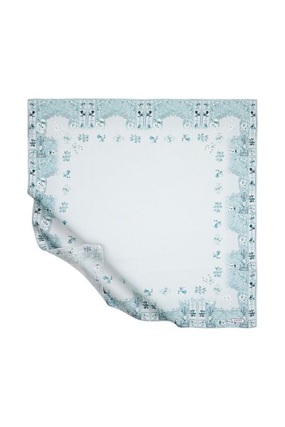 ipekevi Ice Blue Seniha Sultan Pavilion Tivil Μεταξωτό Φουλάρι