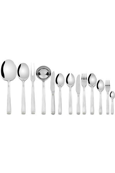 Mikasa Moor Gustoso Silver 90 Piece Fork Spoon Knife Set
