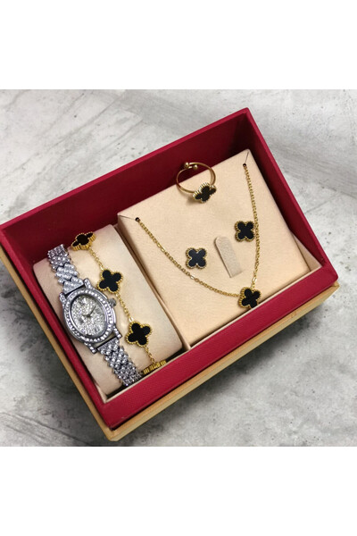 Rivoly Elegant women's steel set, consisting of a water-resistant watch