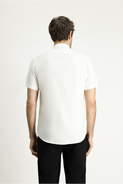 Kiğılı Cămașă din bumbac cu model slim fit - mânecă scurtă