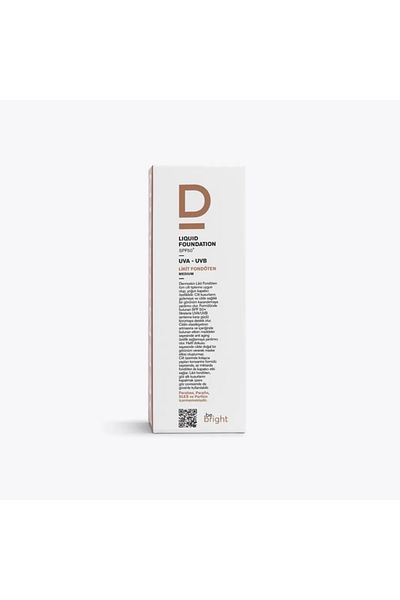 Dermoskin Be Bright Spf50 - 33ml Medium Liquid Foundation