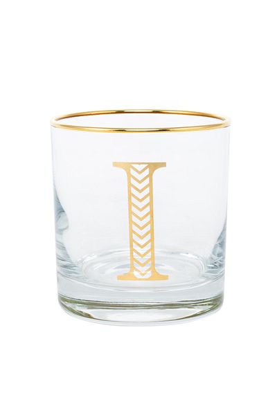 Mudo Home Monogram Glass - I 300ml Capacity