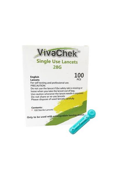 VIVACHEK Safety Lancets 28G (100s)