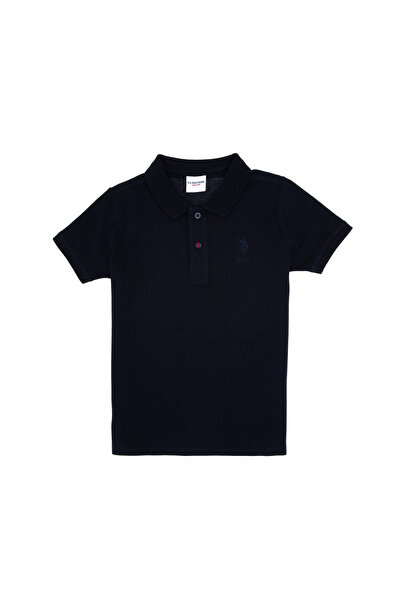 U.S. Polo Assn. Μπλουζάκι με γιακά πόλο για αγόρια Navy Blue Basic 50298049-V...