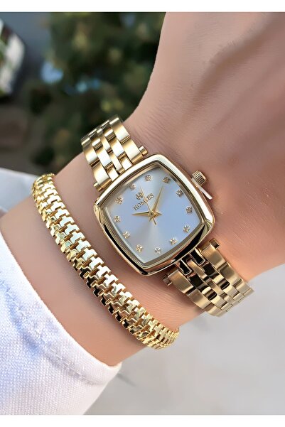 Homies Orijinal Faturalı 2 Yıl Garantili Su Geçirmez Kadın Kol Saati Bileklik Hediyeli