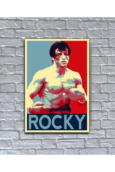 icase Rocky Jhon Wick Godfather Bruce Lee Decor Concept Painting Mdf Quality Print Frame View