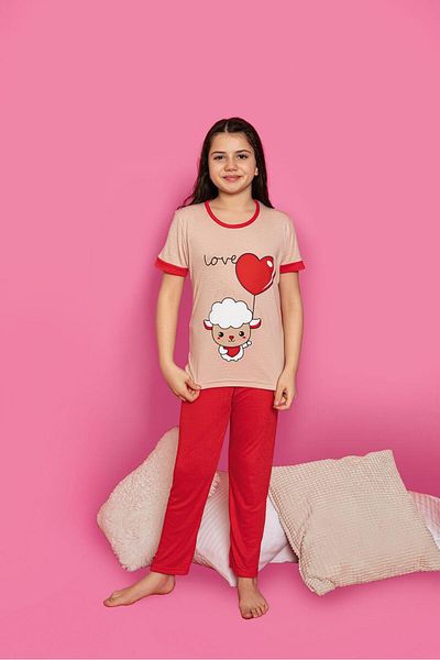 ZambakModa Children's Set with Heart