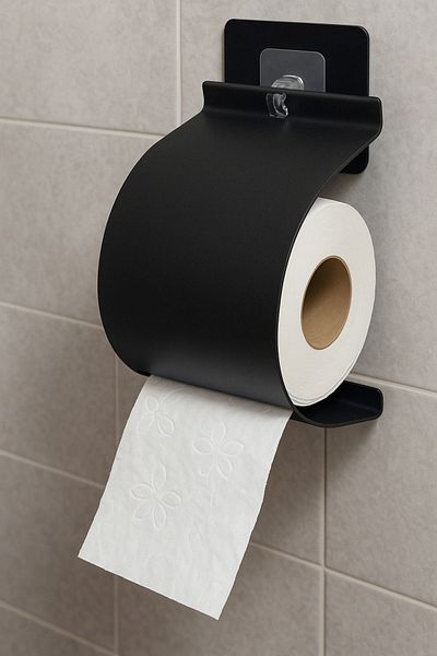 PEKA Adhesive Metal Toilet Roll Holder |   Wc Paper Holder and Toilet Paper Hanger