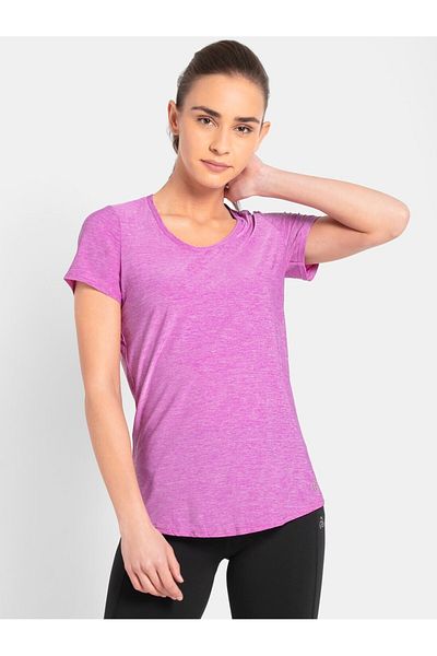 JOCKEY Move Women T Shirt AP27-0103-Purple Melange
