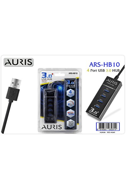 Auris ARS-HB10 4 Port USB 3.0 HUB USB ÇOKLAYICI