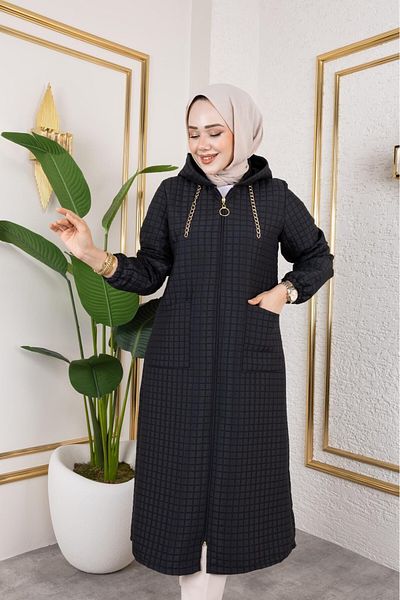GLR&GYM Gözdenaz Women's Seasonal Summer Hooded Sports Quilted Coat