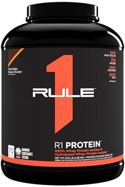 Rule 1 Rule1 R1 Protein 76 Serv Chocolate Peanut Butter 5.15LB