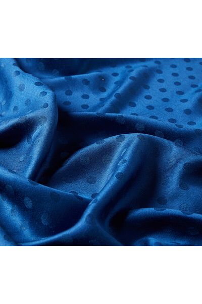 ipekevi Σάλι με μοτίβο Ocean Blue Speckle Μάλλινο μεταξωτό λινό μαντήλι
