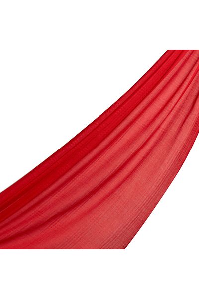 ipekevi Red Plaid Pattern Plain Cotton Silk Shawl