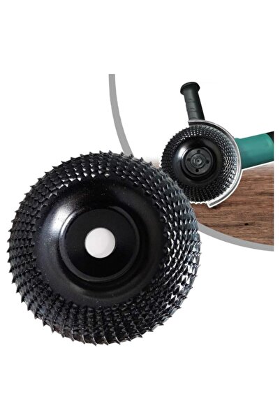Worldtec Ahşap Işleme Diski 115 Mm. Avuç Taşlamalar Için Ahşap Törpü Diski Kavisli