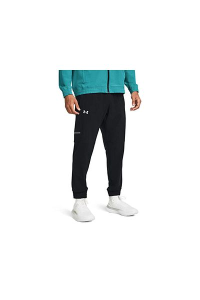 Under Armour Pantaloni de trening casual pentru bărbați Ua Zone Weaved Pant, negri 1383401 -001