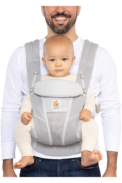 Ergobaby Omni Breeze All Carry Positions Breathable Mesh Baby Carrier Newborn to Toddler with Enhanc