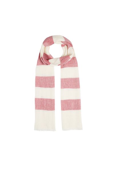 ipekevi Cherry Block Patterned Linen Cotton Shawl