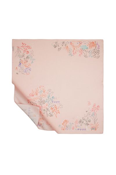 ipekevi Μεταξωτό μαντίλι Powder Sweet Garden Tivil