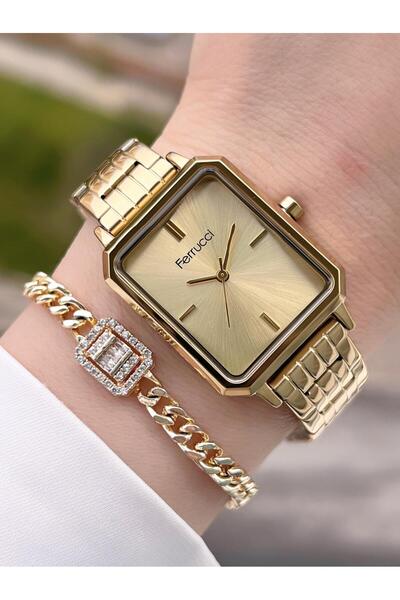 Ferrucci Steel Band New Season 30 Mt Water Resistant Women's Wristwatch Bfc.1...