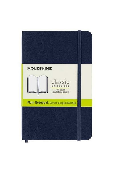 Moleskine Copertă moale pentru notebook - uni bleumarin, dimensiune de buzunar