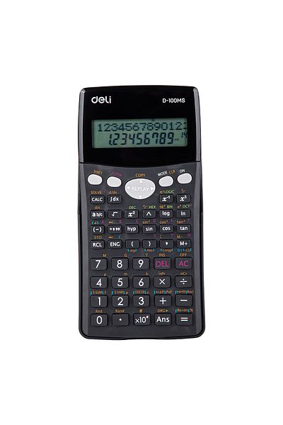 Deli Deli Scientific Calculator DARK GREY ED-100MS