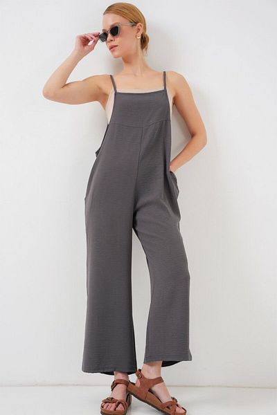 Kokosh moda 7019 Hanging Gardener's Overalls - Anthracite