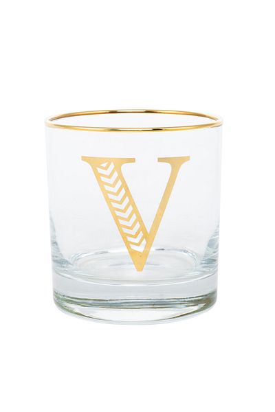 Mudo Home V 300ml Monogram Glass